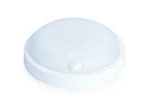 Šviestuvas plafonas Okko Base-Pir BL170CP05-PIR, LED, 4000 °K, 1 x 11 W, balta sp. / balta sp.