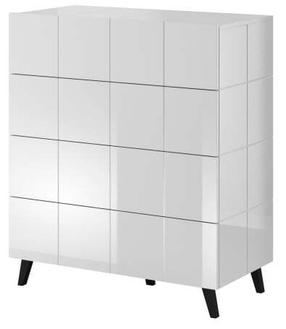 Komoda Reja, balta sp., 104 cm x 54 cm x 91 cm