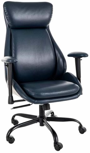 Darbo kėdė Q-092, juoda sp./blue navy sp.