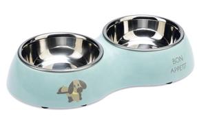Dubenėlis gyvūnui Beeztees Droppy, 0.7 l, 34 cm x 17.5 cm x 6 cm, žalia sp.