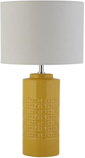 Stalinis šviestuvas Searchlight Ochre 701062, E14, 10W, balta sp./geltona sp.