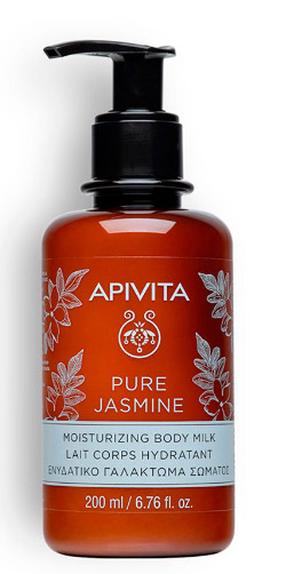 Ķermeņa pieniņš Apivita Pure Jasmine, 200 ml