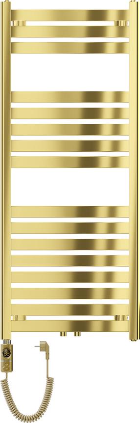 Elektrinis rankšluosčių džiovintuvas Mexen Uran, aukso sp., 50 cm x 120 cm, 600 W