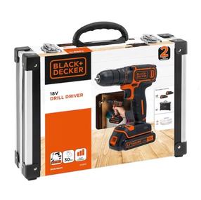 Akumulatora skrūvgriezējs - urbis ar bateriju Black & Decker BDCHD18BAFC-QW, 18 V, 1.5 Ah