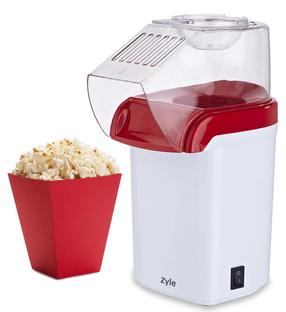 Popkorna aparāts Zyle, 1200 W, balta krās./sarkana krās.