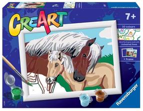 Картина по номерам Ravensburger CreArt Horses