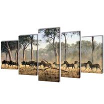 Foto paveikslas VLX Zebras 5pcs, 200 cm x 100 cm