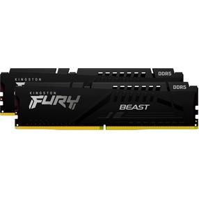 Operatīvā atmiņa (RAM) Kingston Fury Beast Black KF564C32BBEK2-32, DDR5, 2 x 16 GB, 6400 MHz