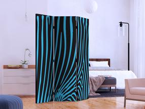 Širma Artgeist Zebra Pattern (Turquoise) Paraventtc0555, įvairių spalvų, 135 cm x 172 cm