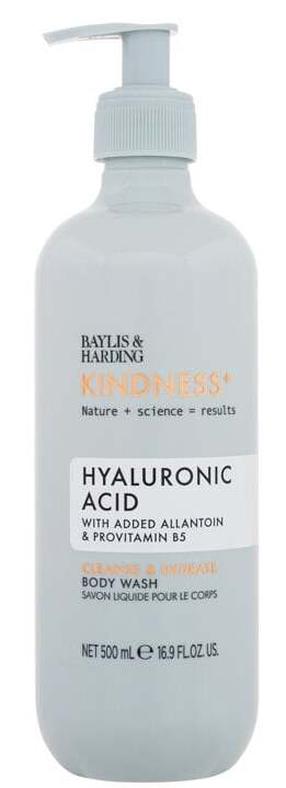 Kūno prausimosi želė Baylis & Harding Kindness+ Hyaluronic Acid Cleanse + Hydrate, 500 ml