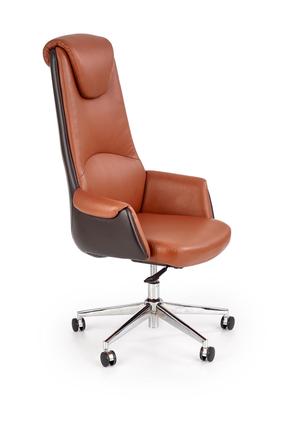 Darbo kėdė Calvano Executive, 73 x 73 x 120 - 130 cm, ruda sp.