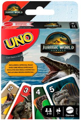 Uno kortų žaidimas Mattel Games Jurassic World Rebirth JFT28