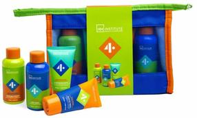 Kūno prausimosi rinkinys IDC Institute Beuty & Skincare Travel Bag, 300 ml, 4 vnt.