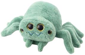 Pliušinis žaislas voras Lean Toys, žalia sp., 12 cm