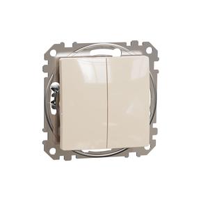 Lüliti Schneider Electric Sedna Design SDD112105, 2 sl., beež v.
