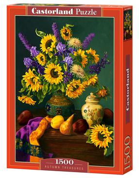 Pusle Castorland Autumn Treasures 152063, 68 cm x 47 cm, 1500 tk, mitmevärviline