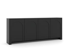 Komoda Arco, juoda sp., 83 cm x 35 cm x 204 cm