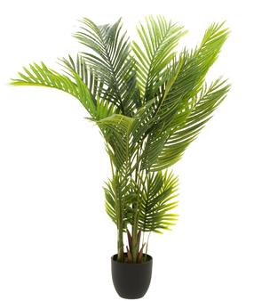 Dirbtinis augalas vazone, palmė 4Living, juoda sp./žalia sp., 140 cm