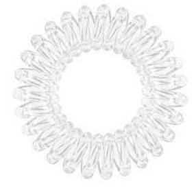 Matu gumija Invisibobble Original Crystal Clear, caurspīdīga krās., 3 gab.