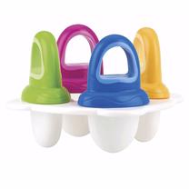 Rinkinys Nuby Fresh Food Ice Lolly Tray, 320 ml, 6+ mėn., plastikas, mėlyna sp./geltona sp./žalia sp.