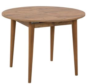 Stalas išskleidžiamas Kalune Design Vina, atlantic pine sp., 100 - 139 cm x 100 cm x 75 cm