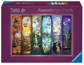 Pusle Ravensburger The Six Portals, 120 cm x 181 cm, 7000 tk, mitmevärviline