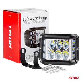Automobilio lemputė AMiO AWL08, led, juoda sp., 36 V