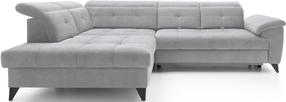 Kampinė sofa Inferne Aura 04, pilka sp., kairinė, 297 x 210 cm x 107 cm