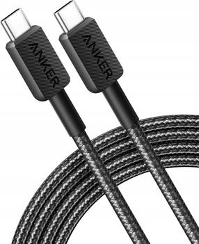 Кабель Anker A81F5G11 USB Type-C, USB Type C, 0.9 м, черный цв.