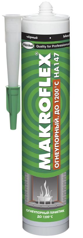 Силикон Makroflex, 300 мл, черный цв.