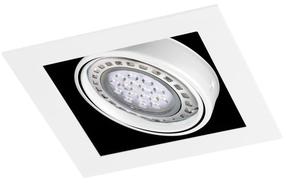 Lampa padziļinājums CristalRecord Kardan Tecno, AR111, balta krās.