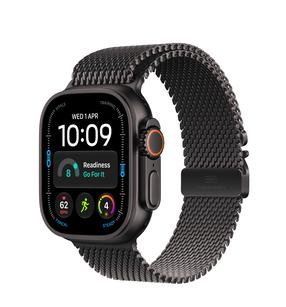 Nutikell Apple Watch Ultra 4 GPS + Cellular 49mm MJAV4ET/A, black titaanist korpus koos black titanium milanese loop rihmaga - M