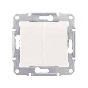 Jungiklis Schneider Electric Asfora EPH0301423, 2 kl., smėlio sp.