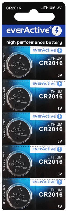 Patareid Everactive, CR2016, 3 V
