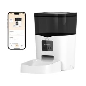 Automatinė šėrykla Sponge Smart, išmanusis, 3 l, 18.2 cm x 18.2 cm x 28.3 cm, balta sp./juoda sp.