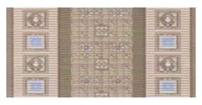 PVC grindų danga Thema Lux ST M1132, ruda sp., 65 cm x 0.8 cm