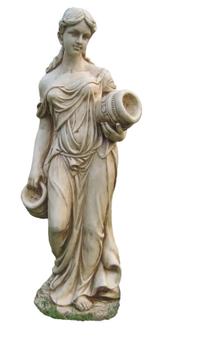 Sodo dekoracija "Statula" 06HY12-120254, 44.5 cm x 33 cm x 113 cm, pilka sp.