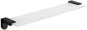 Vonios lentyna Mexen Lea, 10 cm x 5 cm x 47 cm, juoda sp.