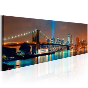 Reproduktsioon Artgeist New York City: Beautiful Night N6311_135X45, 135 cm x 45 cm