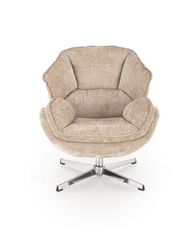 Krėslas Leisure Furniture Guido, smėlio sp., 84 cm x 80 cm x 81 cm