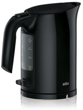 Elektrinis virdulys Braun PurEase WK 3000, 1 l, juoda sp.