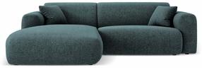 Kampinė sofa Cosmopolitan Design Nolio, petrol blue sp., kairinė, 170 x 235 cm x 72 cm