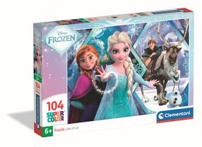 Pusle Clementoni Frozen 25045, 27 cm x 38 cm, 104 tk, mitmevärviline