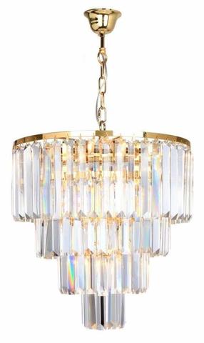 Krištolinis sietynas lubų Zuma Line Amedeo 17106/4+1-GLD, E14, 5 x 40 W