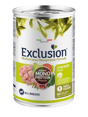 Šlapias šunų maistas Exclusion Mediterraneo, vištiena, 0.4 kg