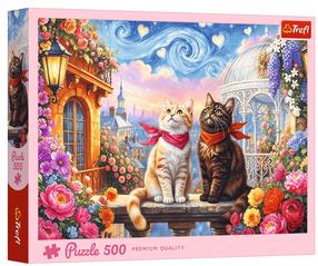 Puzle Trefl Cats in Love, 48 cm x 34 cm, 500 gab.