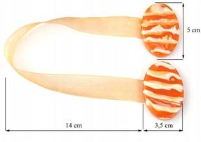 Užuolaidų laikiklis su magnetu, 3.5 cm, oranžinė sp.