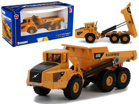 Žaislinis savivartis Dumper, 1:87, geltona sp.