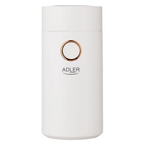 Kafijas dzirnaviņas Adler AD 4446wg, balta krās.