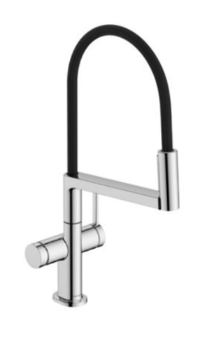 Köögisegisti Hansgrohe Talis Select M54, must v./kroom v.